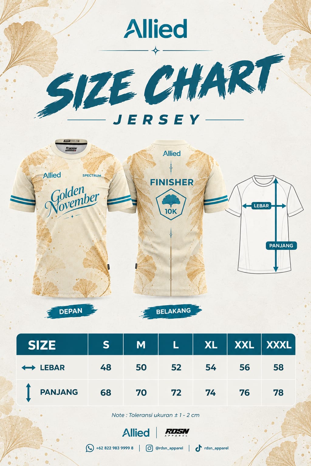 SPECTRUM - GOLDEN NOVEMBER Jersey