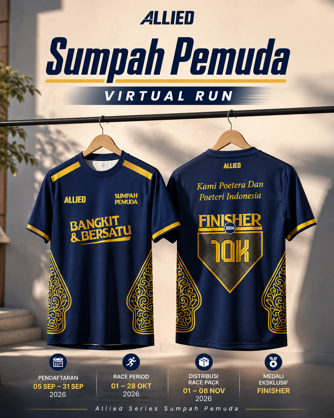 SUMPAH PEMUDA VIRTUAL RUN 2026 Jersey