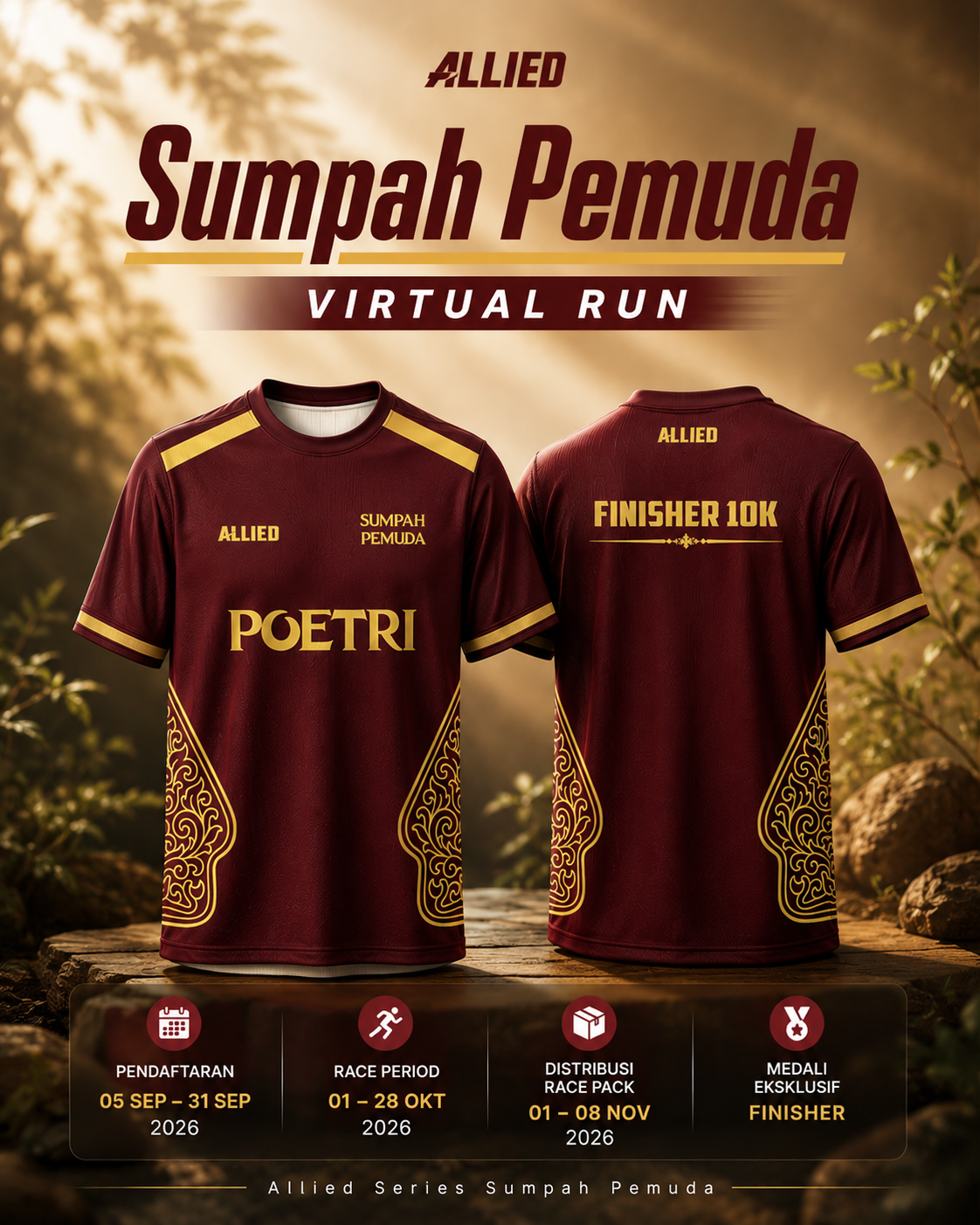 SUMPAH PEMUDA VIRTUAL RUN 2026 Jersey