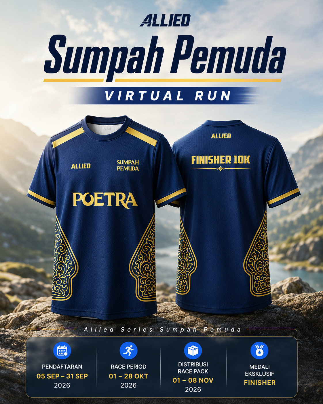 SUMPAH PEMUDA VIRTUAL RUN 2026 Jersey